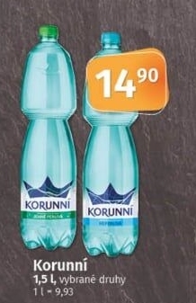 Přírodní voda Korunní