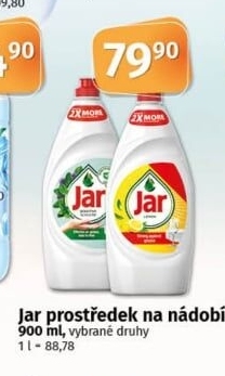 Prostředek na nádobí Jar