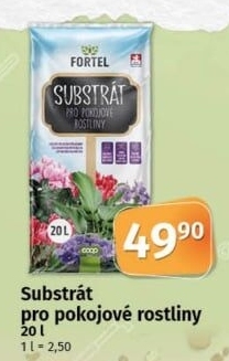 Substrát pro pokojové rostliny Fortel