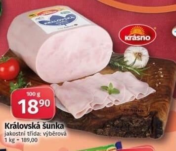 Šunka královská výběrová Krásno