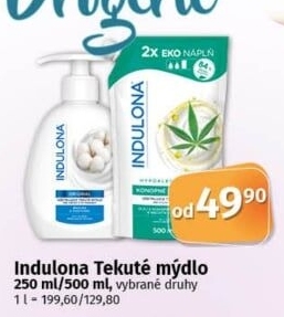 Tekuté mýdlo Indulona