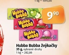Žvýkačky Hubba Bubba