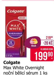 Bělicí sérum Max White Purple Colgate