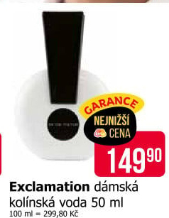 Dámská kolínská voda Exclamation