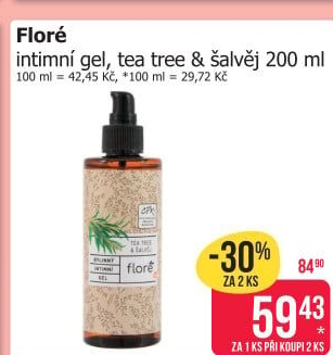Intimní mycí gel Floré