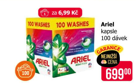 Prací kapsle Ariel