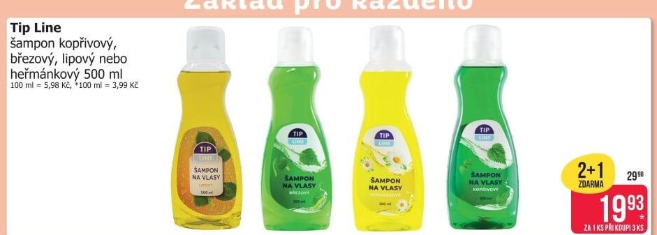 Šampon Tip Line