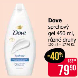 Sprchový gel Dove
