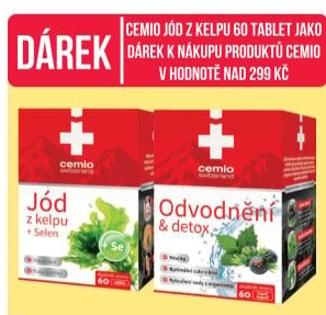 Cemio - Jód z Kelpu 60tablet jako dárek k nákupu produktů Cemio v hodnotě nad 299 Kč