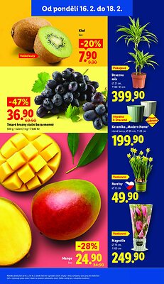 akční leták Lidl 16.2.2026-18.2.2026