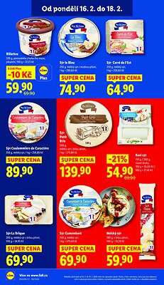akční leták Lidl 16.2.2026-18.2.2026