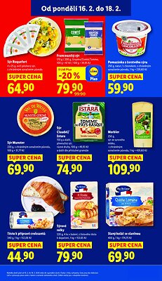 akční leták Lidl 16.2.2026-18.2.2026