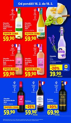 akční leták Lidl 16.2.2026-18.2.2026