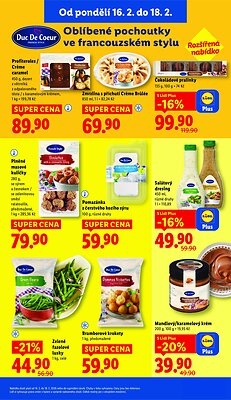 akční leták Lidl 16.2.2026-18.2.2026