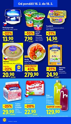akční leták Lidl 16.2.2026-18.2.2026