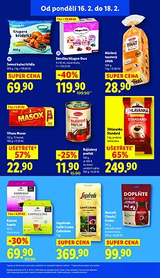 akční leták Lidl 16.2.2026-18.2.2026