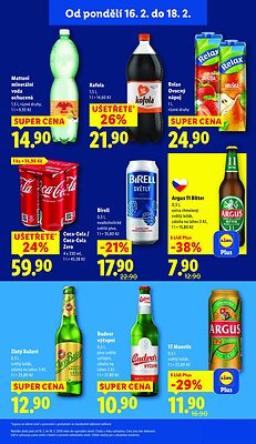 akční leták Lidl 16.2.2026-18.2.2026