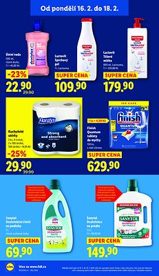 akční leták Lidl 16.2.2026-18.2.2026