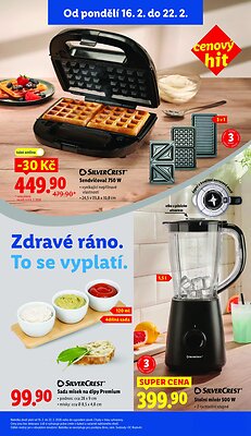 akční leták Lidl 16.2.2026-18.2.2026