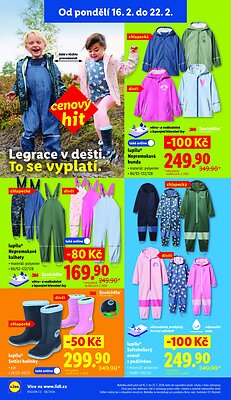 akční leták Lidl 16.2.2026-18.2.2026