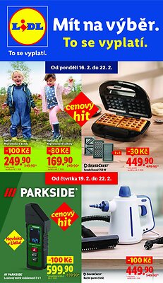 akční leták Lidl 16.2.2026-22.2.2026