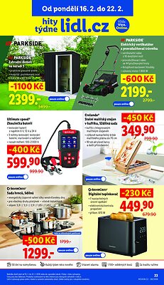 akční leták Lidl 16.2.2026-22.2.2026