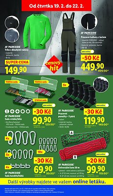 akční leták Lidl 16.2.2026-22.2.2026