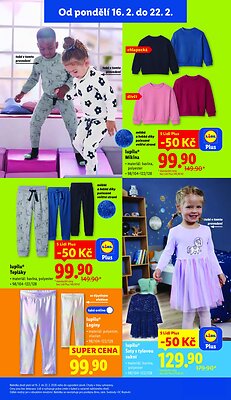 akční leták Lidl 16.2.2026-22.2.2026