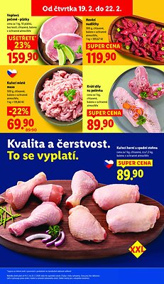 akční leták Lidl 19.2.2026-22.2.2026