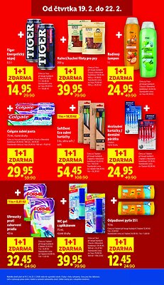akční leták Lidl 19.2.2026-22.2.2026