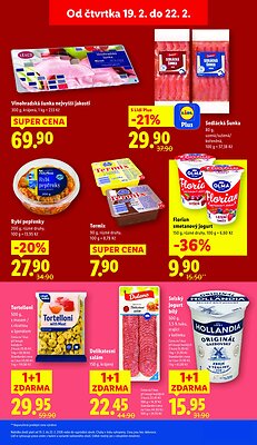 akční leták Lidl 19.2.2026-22.2.2026