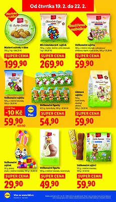 akční leták Lidl 19.2.2026-22.2.2026