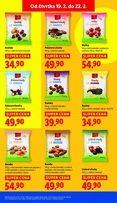 akční leták Lidl 19.2.2026-22.2.2026