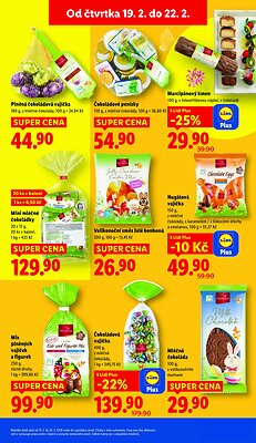 akční leták Lidl 19.2.2026-22.2.2026