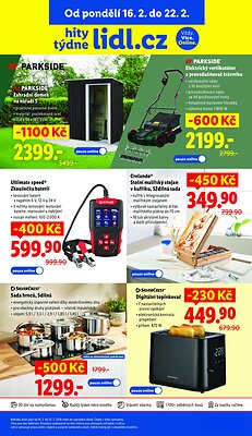 akční leták Lidl 19.2.2026-22.2.2026
