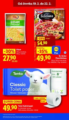 akční leták Lidl 19.2.2026-22.2.2026