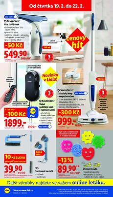 akční leták Lidl 19.2.2026-22.2.2026