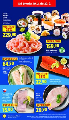 akční leták Lidl 19.2.2026-22.2.2026