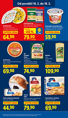 akční leták Lidl 16.2.2026-18.2.2026