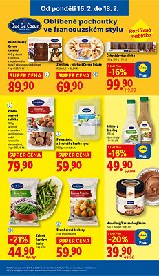 akční leták Lidl 16.2.2026-18.2.2026