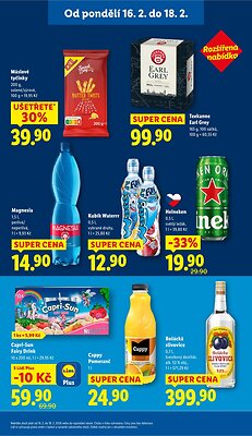 akční leták Lidl 16.2.2026-18.2.2026