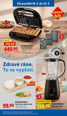 akční leták Lidl 16.2.2026-18.2.2026