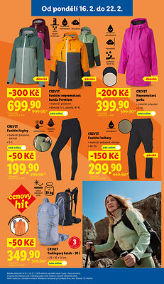 akční leták Lidl 16.2.2026-18.2.2026