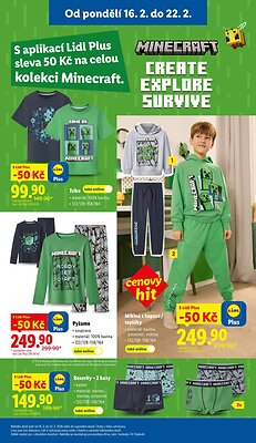 akční leták Lidl 16.2.2026-18.2.2026