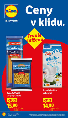 akční leták Lidl 16.2.2026-18.2.2026