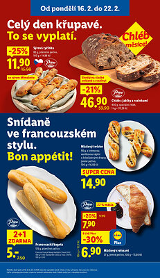 akční leták Lidl 16.2.2026-18.2.2026