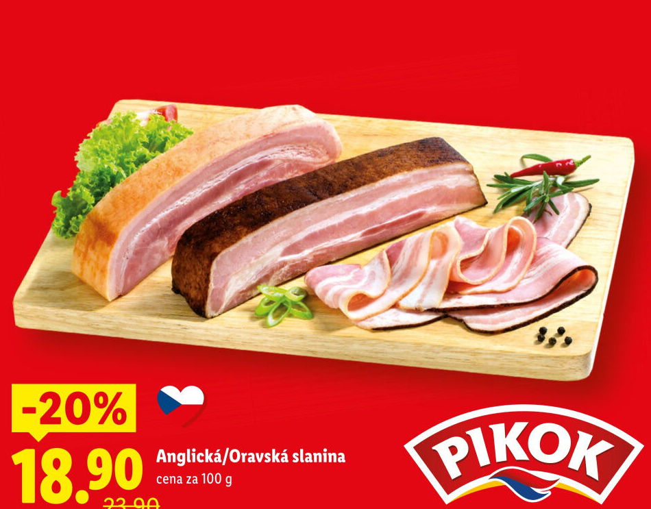 Anglická slanina Pikok