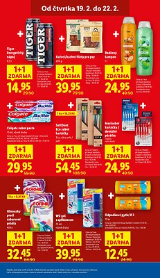 akční leták Lidl 19.2.2026-22.2.2026