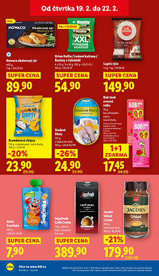 akční leták Lidl 19.2.2026-22.2.2026