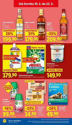 akční leták Lidl 19.2.2026-22.2.2026